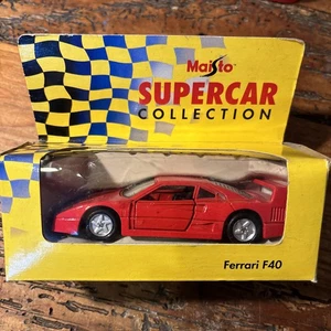 Maisto Supercar Collection Ferrari F40 Die-Cast Boxed Red X shop display  - Picture 1 of 5