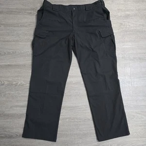 Pantalón cargo 5.11 Tactical Ripstop negro algodón/poliéster rendimiento 40x32 doble rodilla - Imagen 1 de 18