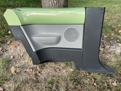 Volkswagen Beetle 1998-2005 hatchback asiento trasero izquierdo panel moldura verde cibernético Foto 1 de 4