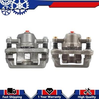 Pair Rear Brake Calipers Fits 2000 2001 2002 2003 2004 2005 1999 Hyundai Sonata - Image 1 of 4