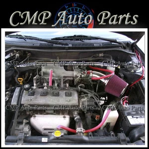 RED  AIR INTAKE KIT FOR 1990-1997 GEO Prizm 1.6 1.6L 1.8 1.8L ENGINE - Bild 1 von 1