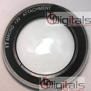 49mm MACRO CLOSE-UP LENS Filter +20 49 mm Camcorder Camera SLR DSLR +20IT - Picture 1 of 2