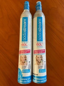 2x Sodastream CO2 Kartusche Zylinder ORIGINAL Universalzylinder NEU VOLL Gas - Bild 1 von 4