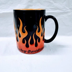Harley Davidson Flames Ceramic Coffee Cup Mug - Picture 1 of 6