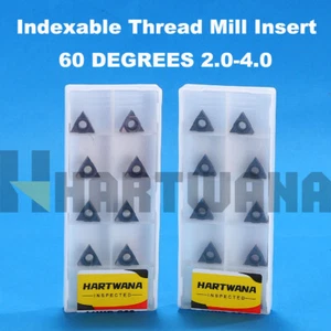 Wendeschneidplatte Gewindefräser Einsatz Hartmetall Gewindefräsen 20P 11UIDC60 für SMT Halter - Bild 1 von 5