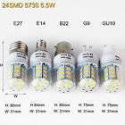 E27 E14 B22 G9 Gu10 5W 7W 9W 12W 15W 25W 28W 5730 Smd Led Corn Light Bulb Lamp