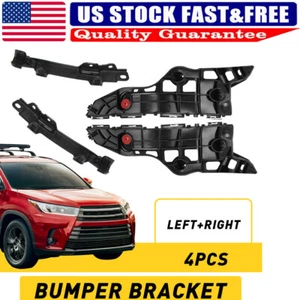 Juego de 4 soportes de retención delanteros parachoques para Toyota Highlander 2017 2018 2014-2019 - Imagen 1 de 17