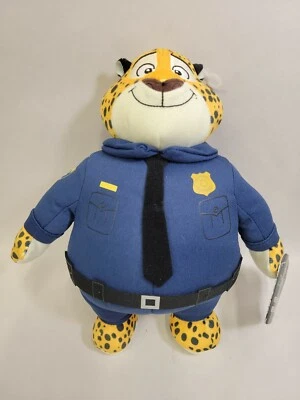 11" DISNEY ZOOTOPIA OFFICER CLAWHAUSER PLUSH NEW WITH TAG Leopard - Image 1 of 4