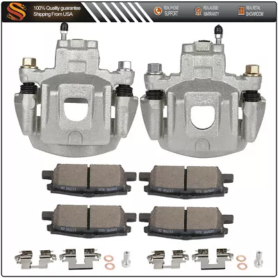 For 2004-2006 Toyota Highlander Lexus RX330 Rear Brake Calipers W/ Ceramic Pads - Image 1 of 4