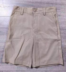 Lands End Shorts Boys Size 8 Beige School Uniform Bottoms Active Chino - Picture 1 of 8