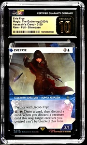 2024 MTG Magic the Gathering ACR Assassin's Creed Foil Evie Frye CGC 10 Pristine - Picture 1 of 4