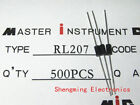500pcs RL207 2A 1000V DO-15 diode #D5