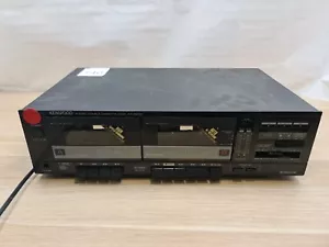 KENWOOD KX-65CW Double Stereo Casette Tape Deck DPSS For Parts Repair - Picture 1 of 7