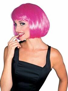 Rubie's Costume Hot Pink Super Model Wig, Hot Pink, One Size ~Halloween~Cosplay