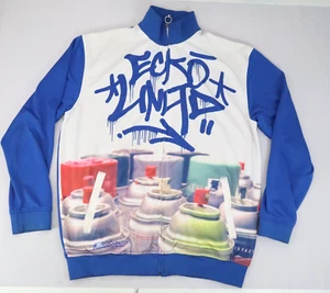 Vtg Ecko Unltd Track Jacket Size XL Spray Cans Graffiti This Is Our Camo They - Picture 1 of 11