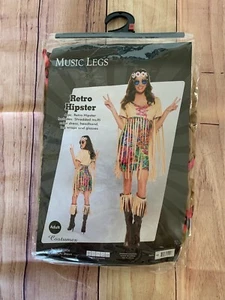 Halloween Costume Retro Hipster  Hippie Dress Women Size XS - Picture 1 of 12