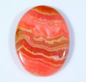 Piedra preciosa cabujón ovalado rodocrosita rosa 100 % natural de alta calidad de 23 quilates CT = 143 - Imagen 1 de 5
