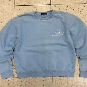 Gosha Rubchinskiy Crewneck Sweatshirt Graphic Cotton Baby Blue L - Picture 1 of 11
