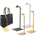 Gold / Silver Bag Show Shelf Adjustable Handbag Display Shelf  Women Bags