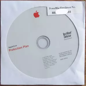CD AppleCare PowerMac con TechTool Deluxe Mac 0Z691-5074-A 2004 vintage - Imagen 1 de 2