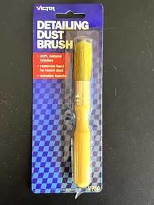 6" DETAILING BRUSH Natural Soft Bristles Wood Handle Automotive Car Computer - Picture 1 of 3
