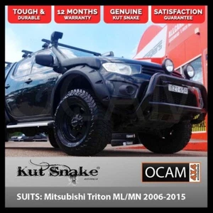 Kut Snake Flares Front Set for Mitsubishi Triton ML MN 2006-04/2015, Front Wheel - Picture 1 of 2