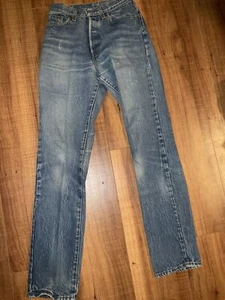 Vintage Levi’s Women’s 26501 High Waist Denim Jeans Button Fly 501 26 - Picture 1 of 9
