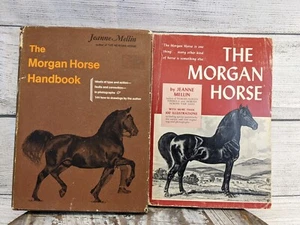 Jeanne Mellin Lot of 2 Vintage Books The Morgan Horse & Handbook Set - Picture 1 of 14