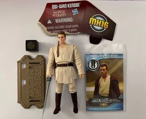 Star Wars Movie Heroes MH16 Obi-Wan Kenobi con Sable de Iluminación Nuevo Completo - Imagen 1 de 3