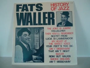 Fats Waller ‎–  History Of Jazz ( Lp Sealed ) Italy - Picture 1 of 2