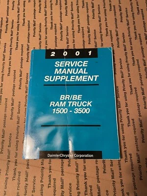 Ram BR/BE 1500-3500 2001 suplemento manual de servicio Foto 1 de 3