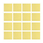  100 Pcs Sandwich Wrappers Reusable Basket Liner Paper Yellow Stencil