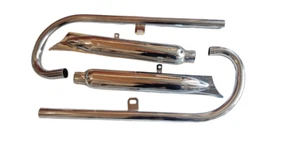 Coppia Marmitte e Collettori  Exhaust complete set  k-750 M 72 - Picture 1 of 3