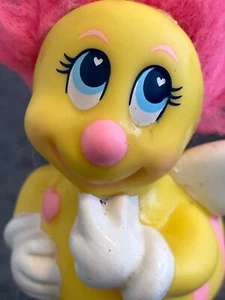 De Colección Playskool Acurrucarse Botón Abeja Figura Juguete 1985 Hasbro Bradley Rosa Difícil de Encontrar - Imagen 1 de 8
