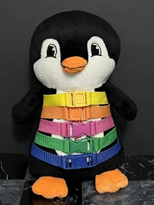 Buckle Toys Blizzard Penguin Plush Kids Educational Developmental Skills Buckles - Picture 1 of 8