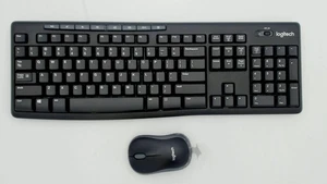 Bezprzewodowa klawiatura i mysz Logitech MK335 - czarny/srebrny *PRZECZYTAJ* PC1673504 - Zdjęcie 1 z 2