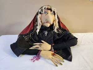Gathered Traditions Joe Spencer Madame Zorina Folk Art Halloween Retired! - Picture 1 of 16