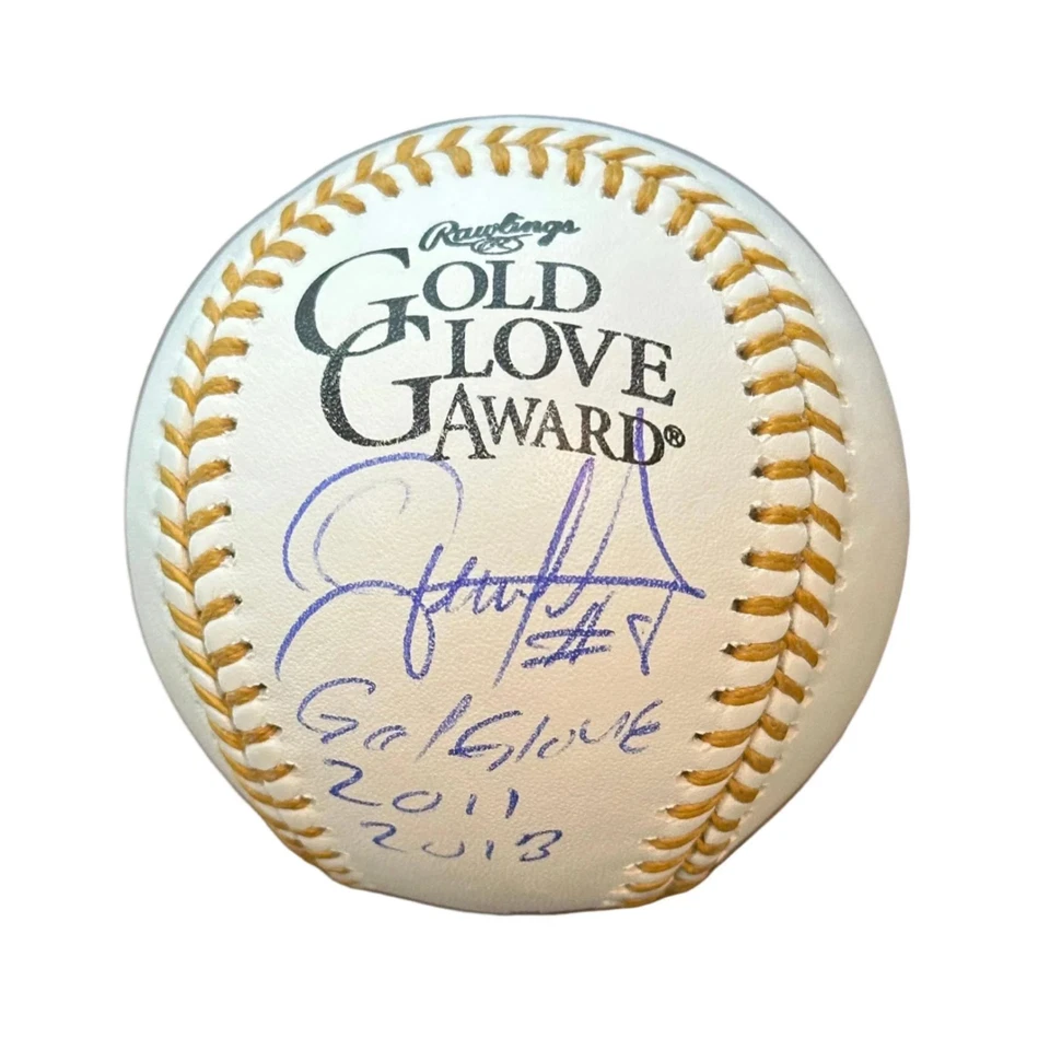 Guante de Oro Gerardo Parra Autografiado e Inscrito Premio Béisbol Foto 1 de 2