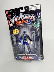 Bandai Power Rangers SPD Talking Sound Patrol Blue Ranger 5.5" MMPR SELLADO 2005 - Imagen 1 de 5