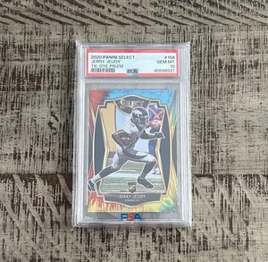 2020 PANINI SELECT JERRY JEUDY TIE-DYE ROOKIE PRIZM #19/25 PSA 10 GEM MINT RC - Picture 1 of 2