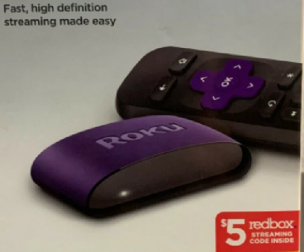 Reprodutor de mídia Roku 3930S4 LE HD com cabo HDMI e controle remoto (remoto pode variar) - Imagem 1 de 4