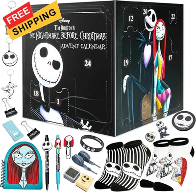 Disney кошмар перед Рождеством Advent календарь 2025 для Blac/Multi  - Изображение 1 из 4