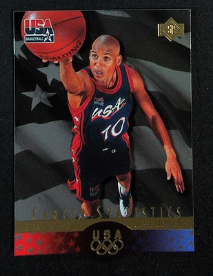 1996 Upper Deck SP #SPS4RM5 Reggie Miller USA Olympic Team – Die Cut –Pacers - Image 1 of 2