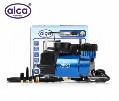 Alca Germany Handy 12V Air Compressor Pump 7 Bar 100Psi Illuminate Gauge 227500 - Image 1 of 4