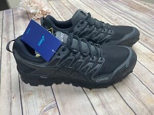 Asics Gel FujiTrabuco 7 GTX Mens Trail Run Shoes Gortex Waterproof Black NWT