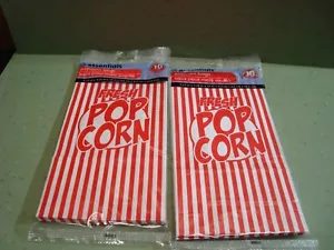 2 - 10 Count Packs New Large Essentials Popcorn Bags - Picture 1 of 2