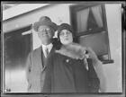 Sir Maynard Hedstrom with his daughter Miss Elaine Hedstom, NSW, c - Old Photo