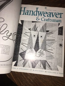 HANDWEAVER & CRAFTSMAN Bound Vol. 14- 18, 1963-67' Vintage 1960s Hobby Fashion - Bild 1 von 12