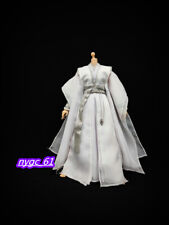 1/6 Ancient Costume White Han Clothes Set Fit 12'' Male Action Figure Doll Toy