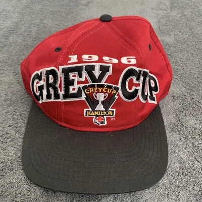 Vintage Starter Official 1996 CFL Grey Cup Hamilton Football Logo Red Hat Cap — 第 1/4 张图片